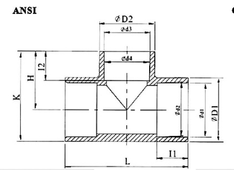 環(huán)琪SCH80異徑三通 環(huán)琪SCH80異徑三通